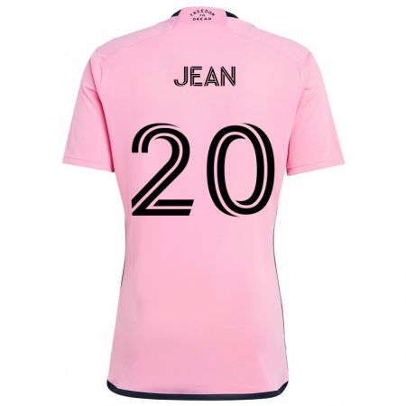 Kandiny Bambino Maglia Corentin Jean #20 Rosa Kit Gara Home 2024/25 Maglietta