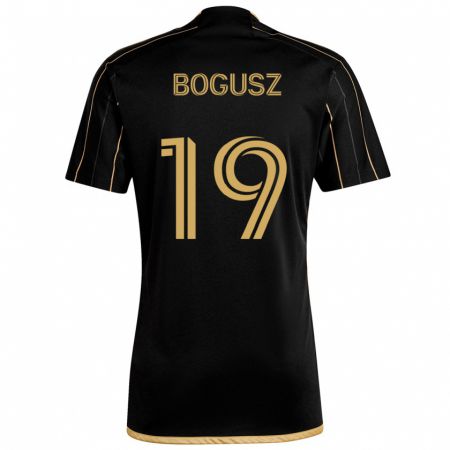 Kandiny Bambino Maglia Mateusz Bogusz #19 Oro Nero Kit Gara Home 2024/25 Maglietta