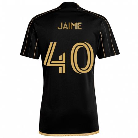 Kandiny Niño Camiseta Christopher Jaime #40 Oro Negro 1ª Equipación 2024/25 La Camisa México