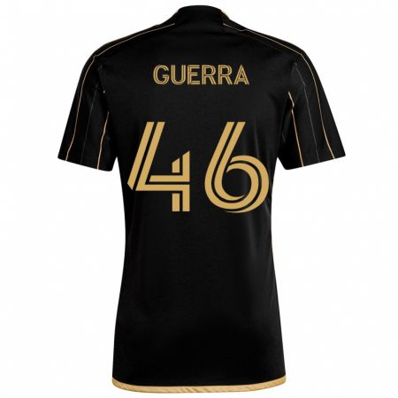 Kandiny Kinder Decarlo Guerra #46 Schwarzes Gold Heimtrikot Trikot 2024/25 T-Shirt Österreich