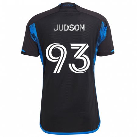 Kandiny Bambino Maglia Judson #93 Blu Nero Kit Gara Home 2024/25 Maglietta