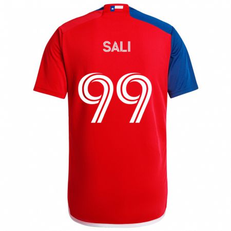 Kandiny Kinder Enes Sali #99 Blau Rot Heimtrikot Trikot 2024/25 T-Shirt Österreich