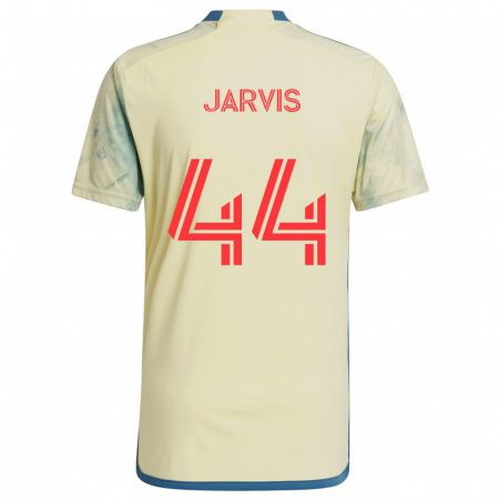 Kandiny Bambino Maglia Aiden Jarvis #44 Giallo Rosso Blu Kit Gara Home 2024/25 Maglietta