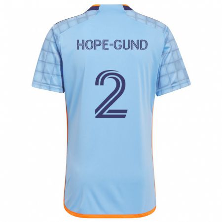 Kandiny Kinderen Rio Hope-Gund #2 Blauw Oranje Thuisshirt Thuistenue 2024/25 T-Shirt België