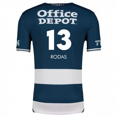 Kandiny Kinderen Carlos Rodas #13 Blauw Wit Thuisshirt Thuistenue 2024/25 T-Shirt België