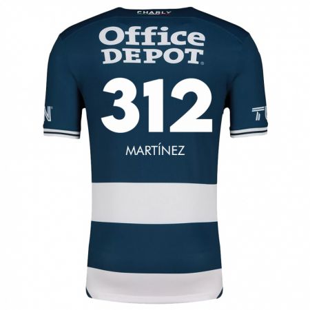 KandinyキッズUlises Martínez#312ブルーホワイトホームシャツ2024/25ジャージーユニフォーム