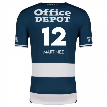 Kandiny Bambino Maglia Sofía Martínez #12 Blu Bianco Kit Gara Home 2024/25 Maglietta