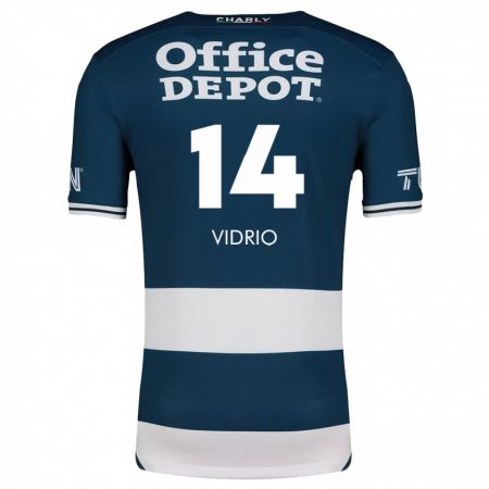 Kandiny Niño Camiseta Nailea Vidrio #14 Azul Blanco 1ª Equipación 2024/25 La Camisa