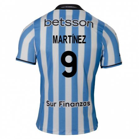 Kandiny Kinderen Adrián Martínez #9 Blauw Wit Zwart Thuisshirt Thuistenue 2024/25 T-Shirt