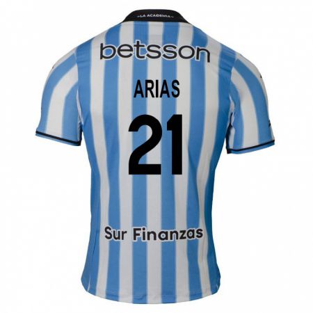 Kandiny Kinderen Gabriel Arias #21 Blauw Wit Zwart Thuisshirt Thuistenue 2024/25 T-Shirt België