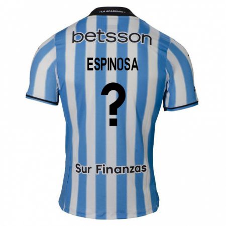 Kandiny Bambino Maglia Bautista Espinosa #0 Blu Bianco Nero Kit Gara Home 2024/25 Maglietta