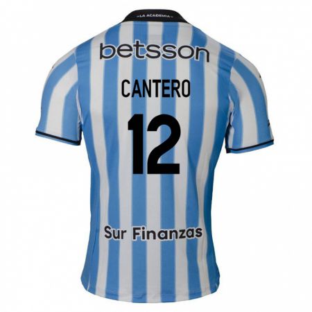 Kandiny Kinderen Milton Cantero #12 Blauw Wit Zwart Thuisshirt Thuistenue 2024/25 T-Shirt België