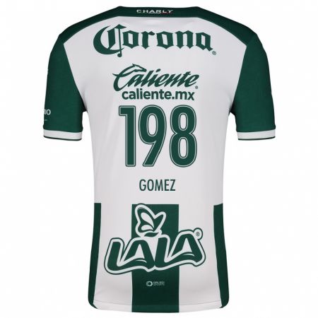 Kandiny Niño Camiseta Isaác Gómez #198 Verde Blanco 1ª Equipación 2024/25 La Camisa