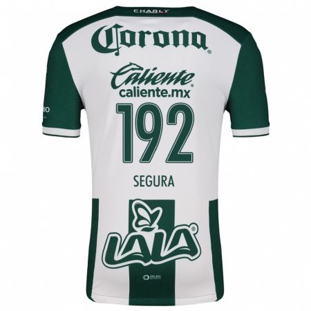 Kandiny Niño Camiseta Gustavo Segura #192 Verde Blanco 1ª Equipación 2024/25 La Camisa México