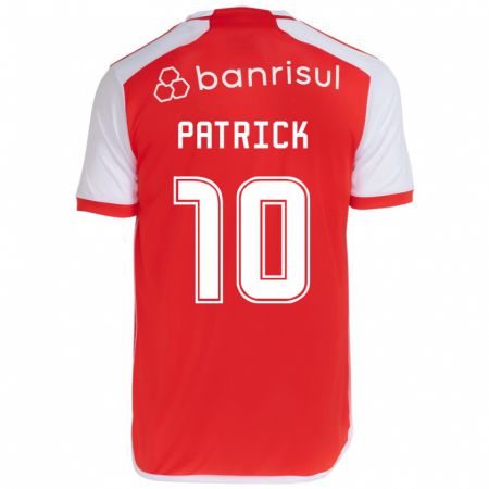 Kandiny Bambino Maglia Alan Patrick #10 Rosso Bianco Kit Gara Home 2024/25 Maglietta