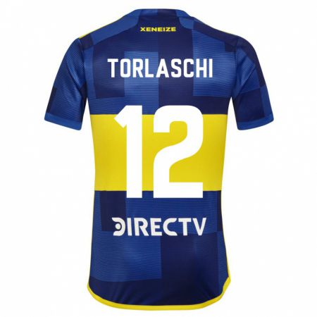 Kandiny Kinder Lucas Torlaschi #12 Blau Gelb Heimtrikot Trikot 2024/25 T-Shirt Österreich