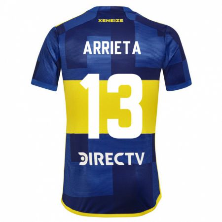 Kandiny Bambino Maglia Thomás Arrieta #13 Blu Giallo Kit Gara Home 2024/25 Maglietta