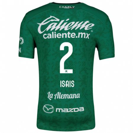 Kandiny Bambino Maglia Mauricio Isaís #2 Verde Bianco Kit Gara Home 2024/25 Maglietta