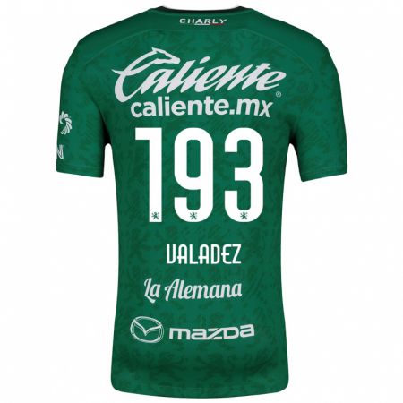 Kandiny Bambino Maglia Luis Valadez #193 Verde Bianco Kit Gara Home 2024/25 Maglietta