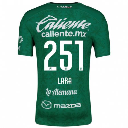 Kandiny Kinderen Tristán Lara #251 Groen Wit Thuisshirt Thuistenue 2024/25 T-Shirt