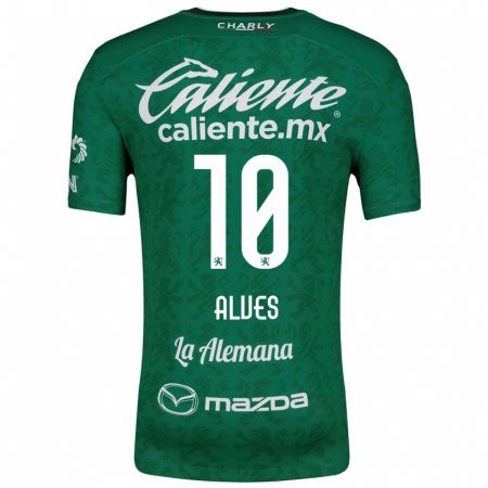 Kandiny Kinderen Maria Alves #10 Groen Wit Thuisshirt Thuistenue 2024/25 T-Shirt