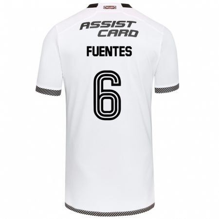 Kandiny Bambino Maglia César Fuentes #6 Bianco Nero Kit Gara Home 2024/25 Maglietta