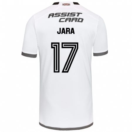 Kandiny Bambino Maglia Ignacio Jara #17 Bianco Nero Kit Gara Home 2024/25 Maglietta