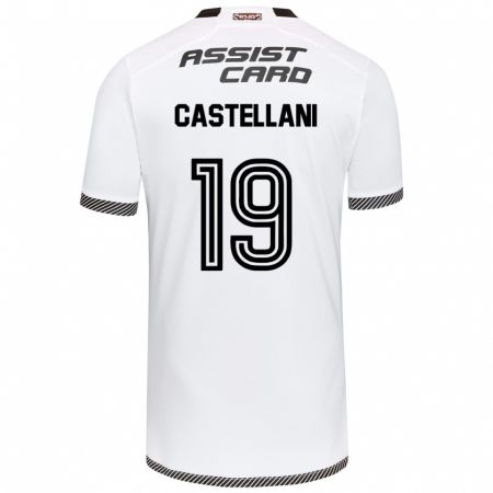 Kandiny Kinder Gonzalo Castellani #19 Weiß Schwarz Heimtrikot Trikot 2024/25 T-Shirt Österreich