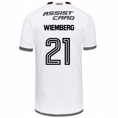 Kandiny Bambino Maglia Erick Wiemberg #21 Bianco Nero Kit Gara Home 2024/25 Maglietta