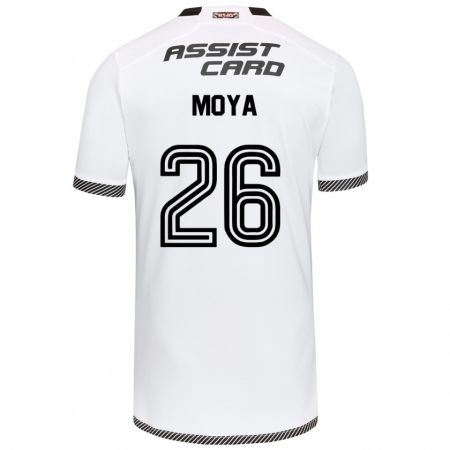 Kandiny Bambino Maglia Matías Moya #26 Bianco Nero Kit Gara Home 2024/25 Maglietta