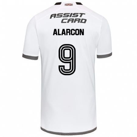 Kandiny Bambino Maglia Cristian Alarcón #9 Bianco Nero Kit Gara Home 2024/25 Maglietta