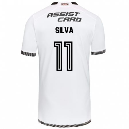 Kandiny Bambino Maglia Martín Silva #11 Bianco Nero Kit Gara Home 2024/25 Maglietta