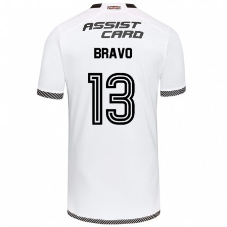 Kandiny Bambino Maglia Santiago Bravo #13 Bianco Nero Kit Gara Home 2024/25 Maglietta