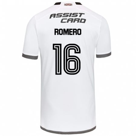 Kandiny Bambino Maglia Evanz Romero #16 Bianco Nero Kit Gara Home 2024/25 Maglietta