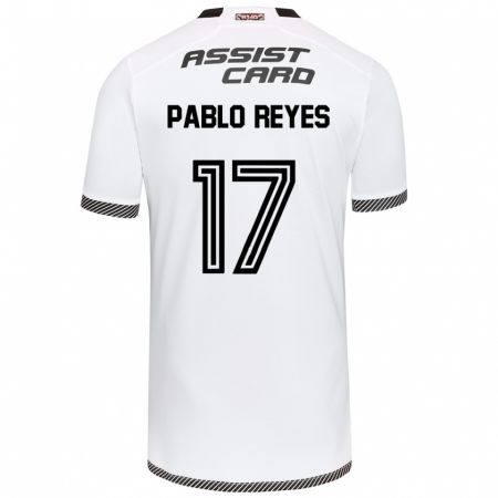 Kandiny Kinderen Juan Pablo Reyes #17 Wit Zwart Thuisshirt Thuistenue 2024/25 T-Shirt België