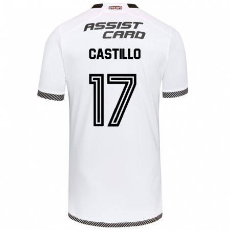 Kandiny Kinder Fabián Castillo #17 Weiß Schwarz Heimtrikot Trikot 2024/25 T-Shirt Österreich