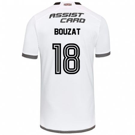 Kandiny Kinderen Agustín Bouzat #18 Wit Zwart Thuisshirt Thuistenue 2024/25 T-Shirt