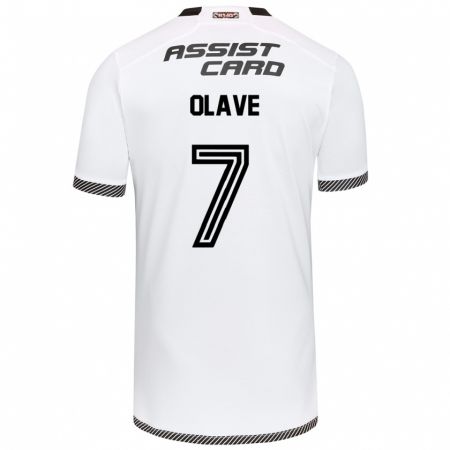 Kandiny Bambino Maglia Isidora Olave #7 Bianco Nero Kit Gara Home 2024/25 Maglietta