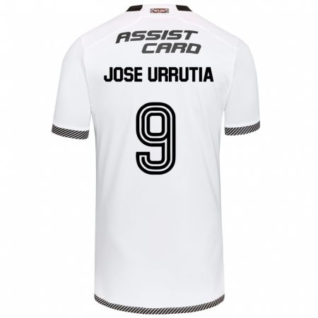 Kandiny Bambino Maglia María José Urrutia #9 Bianco Nero Kit Gara Home 2024/25 Maglietta