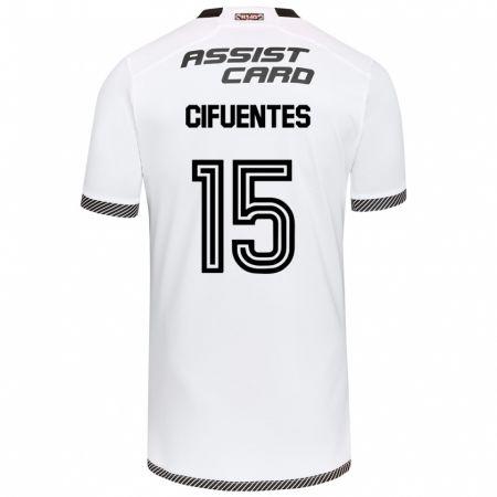 Kandiny Bambino Maglia Anaís Cifuentes #15 Bianco Nero Kit Gara Home 2024/25 Maglietta