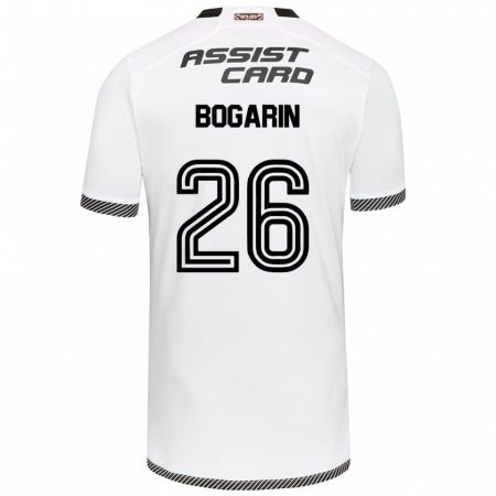 Kandiny Bambino Maglia Dahiana Bogarín #26 Bianco Nero Kit Gara Home 2024/25 Maglietta