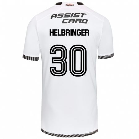 Kandiny Bambino Maglia Aixa Helbringer #30 Bianco Nero Kit Gara Home 2024/25 Maglietta