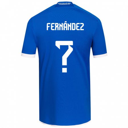 Kandiny Kinder Joaquín Fernández #0 Blau Weiss Heimtrikot Trikot 2024/25 T-Shirt Österreich