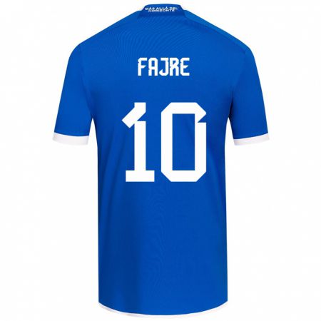 Kandiny Bambino Maglia Nicole Fajre #10 Blu Bianco Kit Gara Home 2024/25 Maglietta