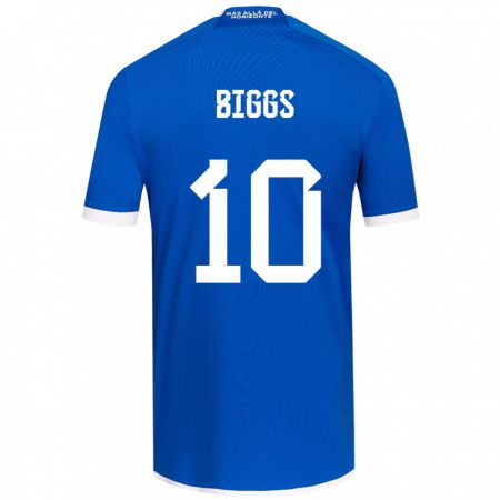 Kandiny Kinder Nicole Denise Fajre Biggs #10 Blau Weiss Heimtrikot Trikot 2024/25 T-Shirt Österreich