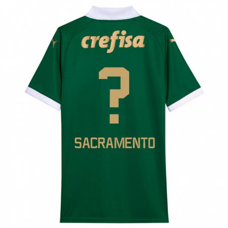 Kandiny Niño Camiseta Wendell Sacramento #0 Verde Blanco 1ª Equipación 2024/25 La Camisa México