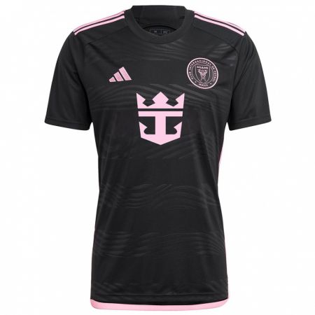 Kandiny Bambino Maglia Il Tuo Nome #0 Nero Kit Gara Away 2024/25 Maglietta