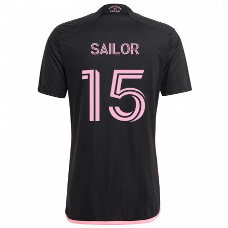 Kandiny Kinder Ryan Sailor #15 Schwarz Auswärtstrikot Trikot 2024/25 T-Shirt Österreich