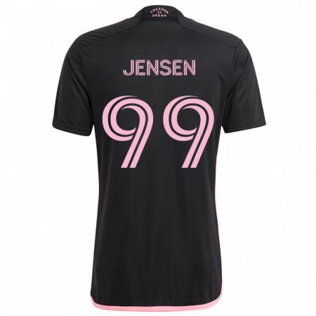 Kandiny Kinderen Cole Jensen #99 Zwart Uitshirt Uittenue 2024/25 T-Shirt