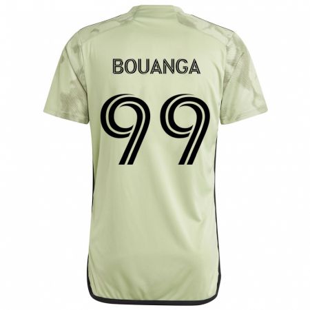 Kandiny Niño Camiseta Denis Bouanga #99 Verde Claro 2ª Equipación 2024/25 La Camisa